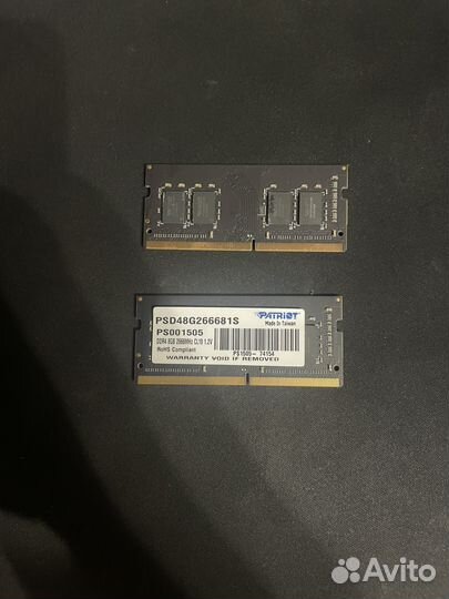 Оперативная память ddr4 16gb 2666 2x8 для ноутбука