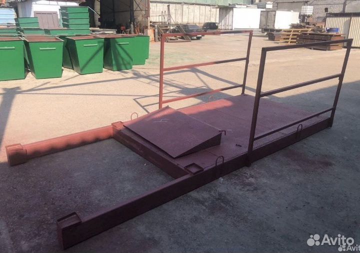 Выносная площадка строительная с съездом