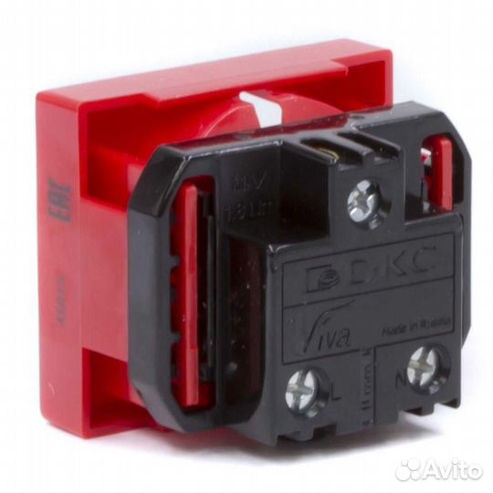 Розетка 1-м 2мод. Viva 16А IP20 2P+E с заземл. защ
