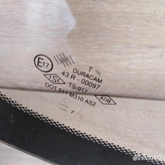 Стекло заднее с обогревом Renault Logan 1