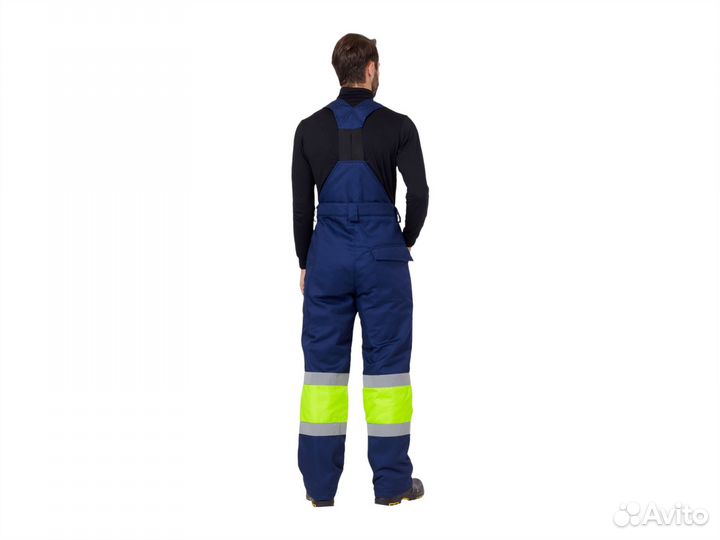 Костюм мужской зимний Илион, сигнальный