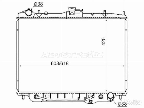 Радиатор isuzu rodeo