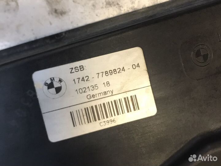 17427789824 Вентилятор радиатора в сборе BMW E60 E