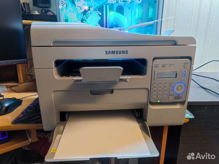 Мфу Лазерный принтер, сканер Samsung SCX-3400F