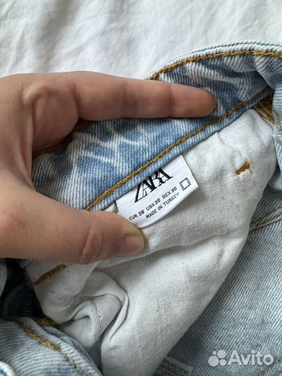 Джинсы мужские zara голубые 38, S-M