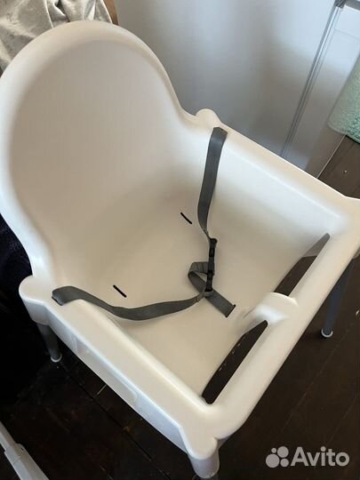 Детский стул для кормления IKEA Antilop с чехлом