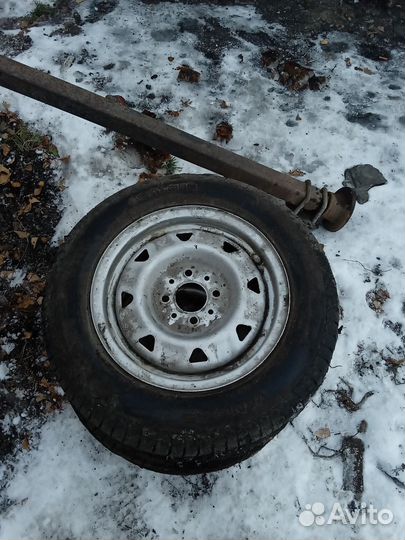 Ось балка на легковой прицеп