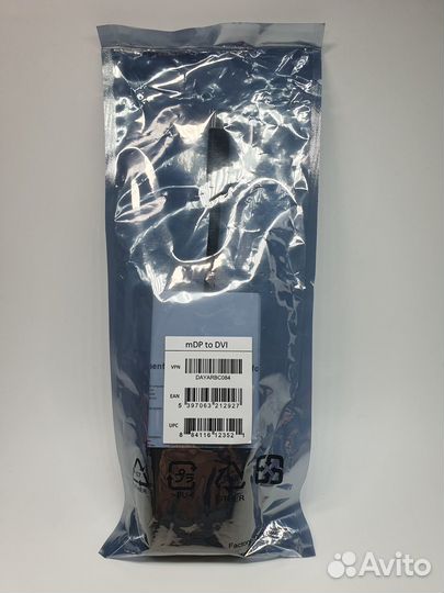 Dell mini DisplayPort to DVI 0G44DK, NEW нал/безн