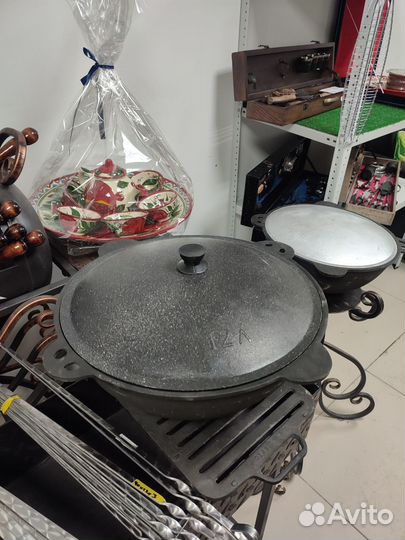 Казан чугунный 12 литров