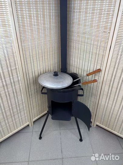 Казан с печкой