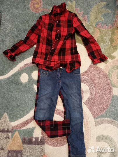 Рубашка джинсы детские dolce&gabbana 6-7 лет