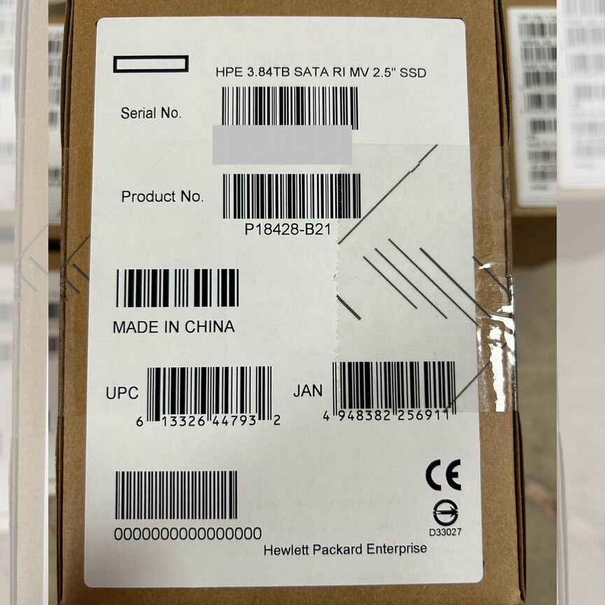 [P18428-B21] Жесткий Диск Hp 3.84tbp18485-001 G10