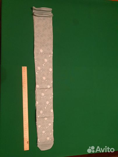 Чулки женские голубые