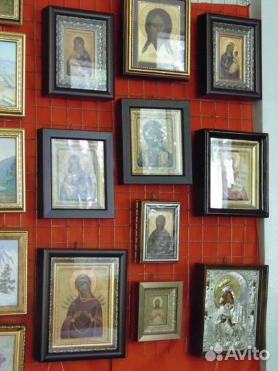 Икона Иоанна Крестителя, рукописная