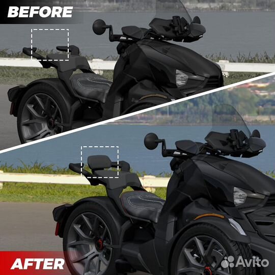 Спинка пассажирского сиденья CanAm Ryker