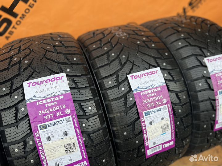 Tourador Winter Pro TSS1 245/40 R18 и 265/35 R18 97T