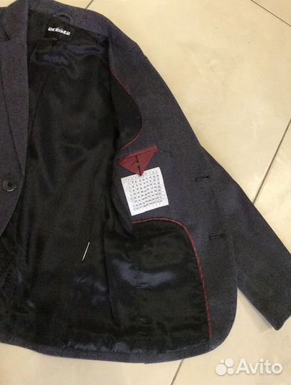 Пиджак Acoola серый рост 140. Школьная форма