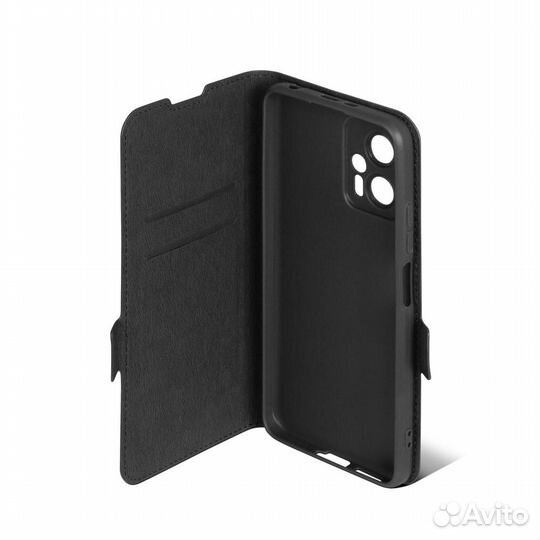 Чехол с флипом для Poco X4 GT DF (black)