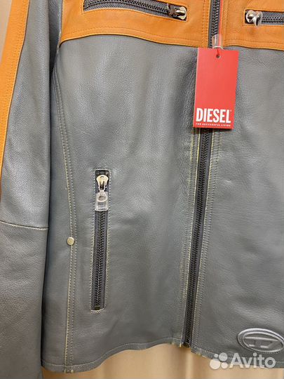 Мужская кожаная куртка Diesel