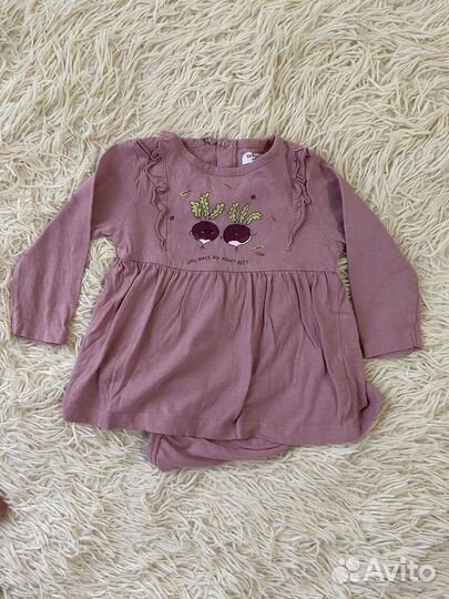 Вещи пакетом на девочку 68-74