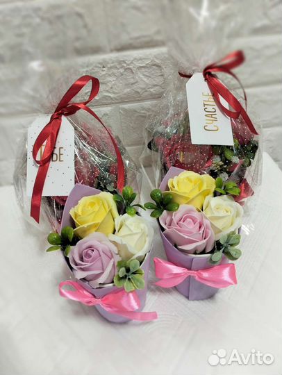 Мыльные цветы букет