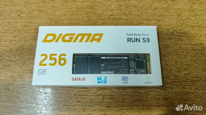 Digma 256 гб Внутренний SSD-диск Run S9, SATA III