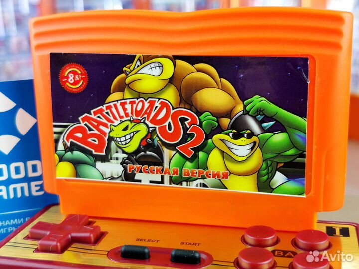 Денди 8-bit. Картридж Battletoads. Новый