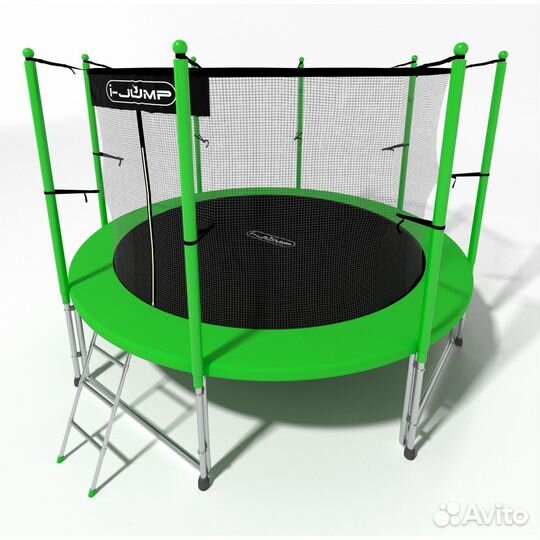 Батут I-jump classic light 8FT green