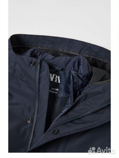 Новая куртка 2 в 1 для мальчика zara 120