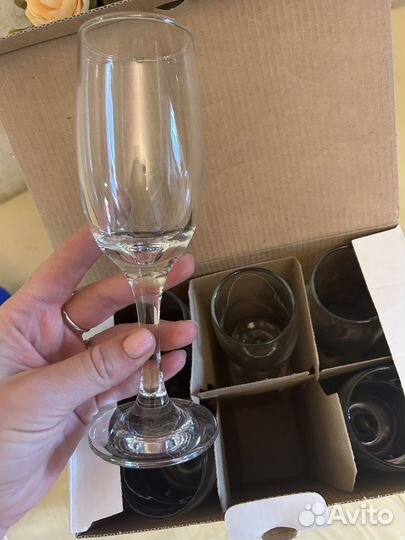 Набор бокалов для шампанского/вина 6шт