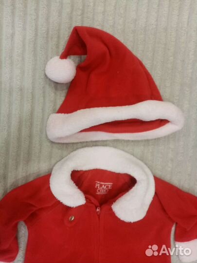 Костюм Санта - клауса(3-6мес)