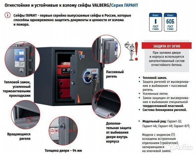 Сейф Valberg Гарант-46