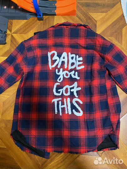 Куртка рубашка для мальчика 116-120
