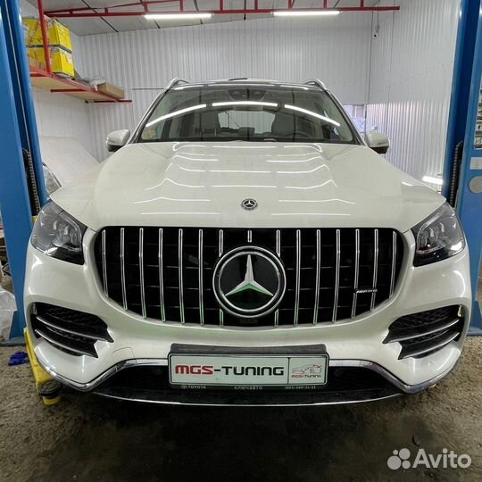 Диффузор + Решетка 63 Chrome на GLS-Class X167