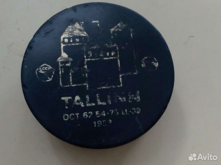 Хоккейная шайба СССР Таллин 1983г