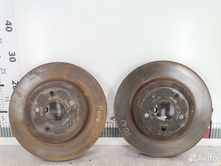 Диск тормозной передний Lexus RX 2 рест. 2007