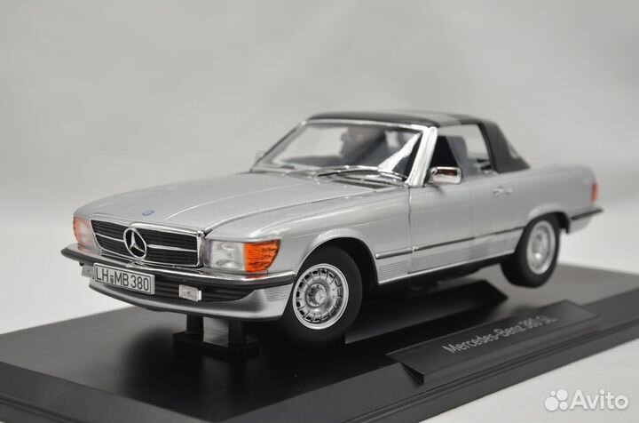 1/18, Mercedes-Benz 380 SL 1985 Silver, Norev