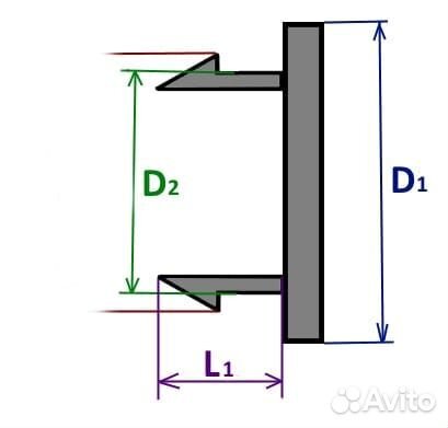 Колпачки на диски chevrolet 60/55/15