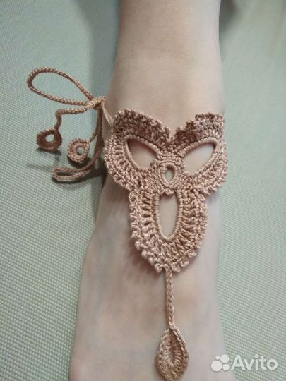 Украшение крючком Браслеты на ногу в наличии