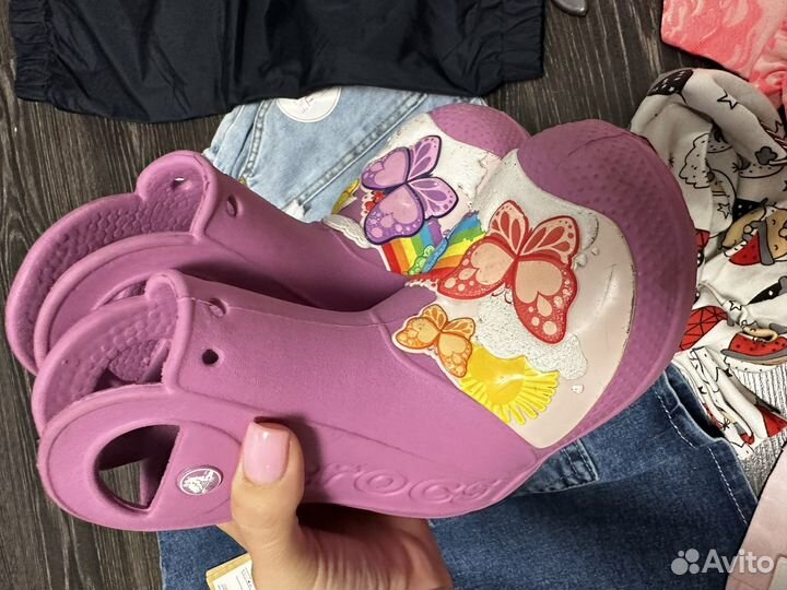 Пакет брендовой одежды для девочки 80-86