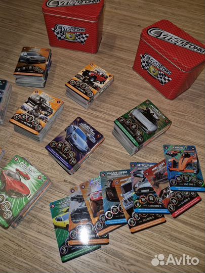 Карточки супергонки поштучная продажа