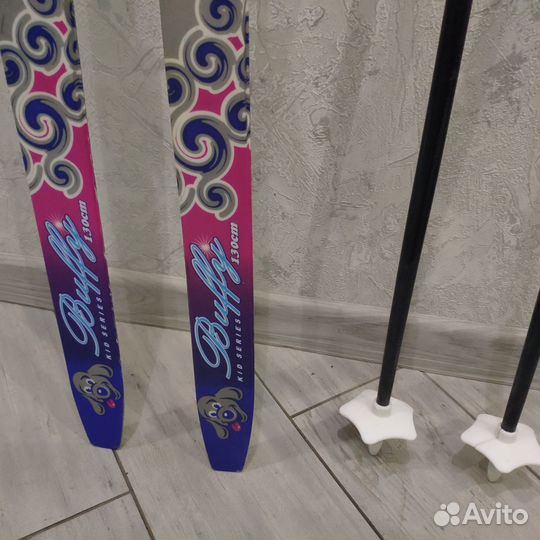 Лыжи детские 130 с ботинками 32