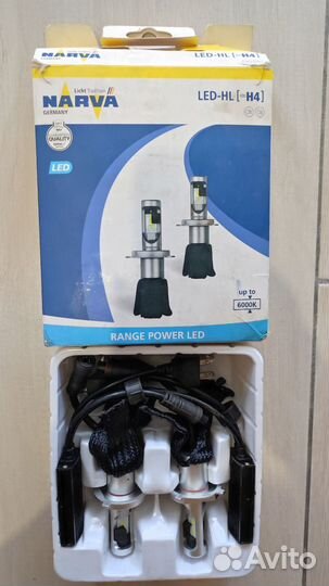 Светодиодные лампы led h4 narva
