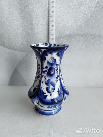 Ваза для цветы Гжель