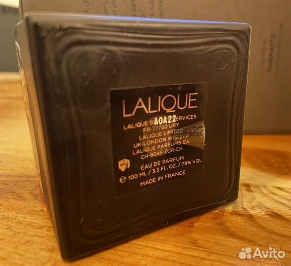 Lalique encre noire a l extreme