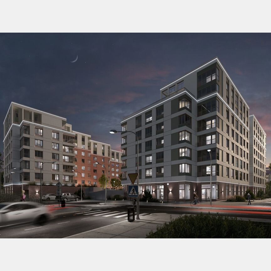 2-к. квартира, 46,6 м², 2/8 эт.