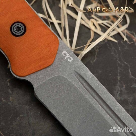 Нож Леший Т (микарта, stonewash)