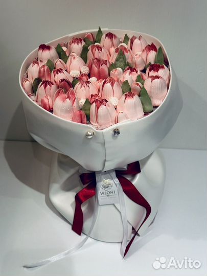 Съедобные букеты, зефирные цветы, зефир