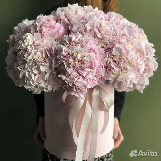 Букеты из Розовой Гортензии с Доставкой