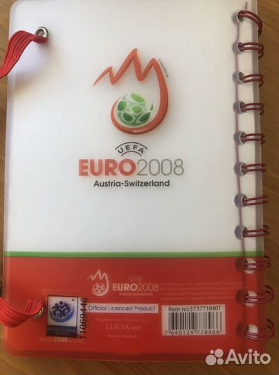 Блокнот Евро-2008 (Euro-2008) коллекционный